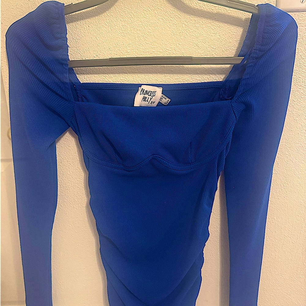 Princess Polly Royal Blue Fitted Dress